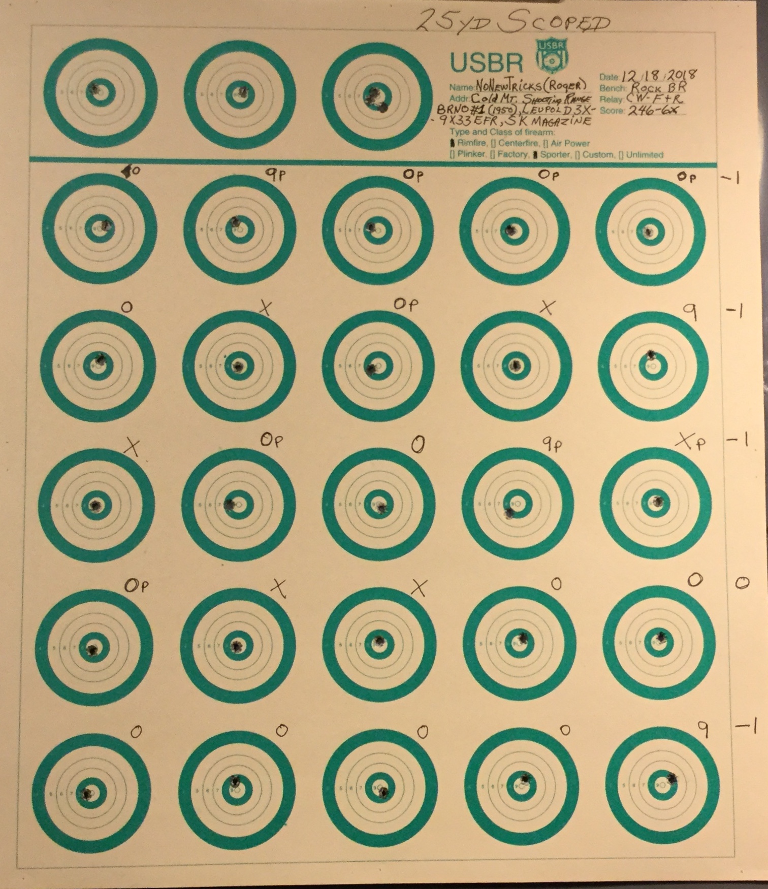 December 2018 25 Yard Scoped CZ/BRNO Rimfire Benchrest Match - Page 4 ...